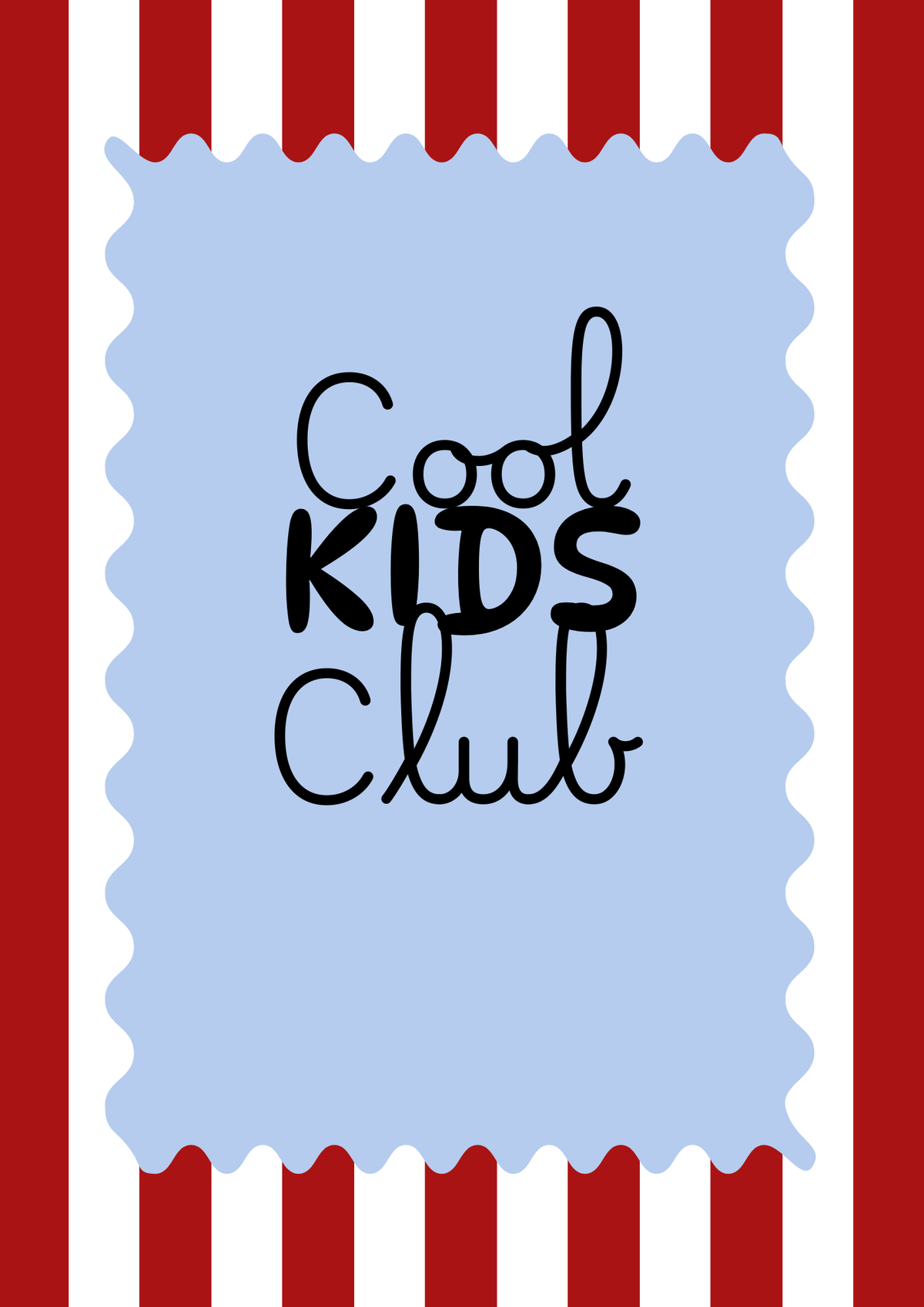Cool kids club print