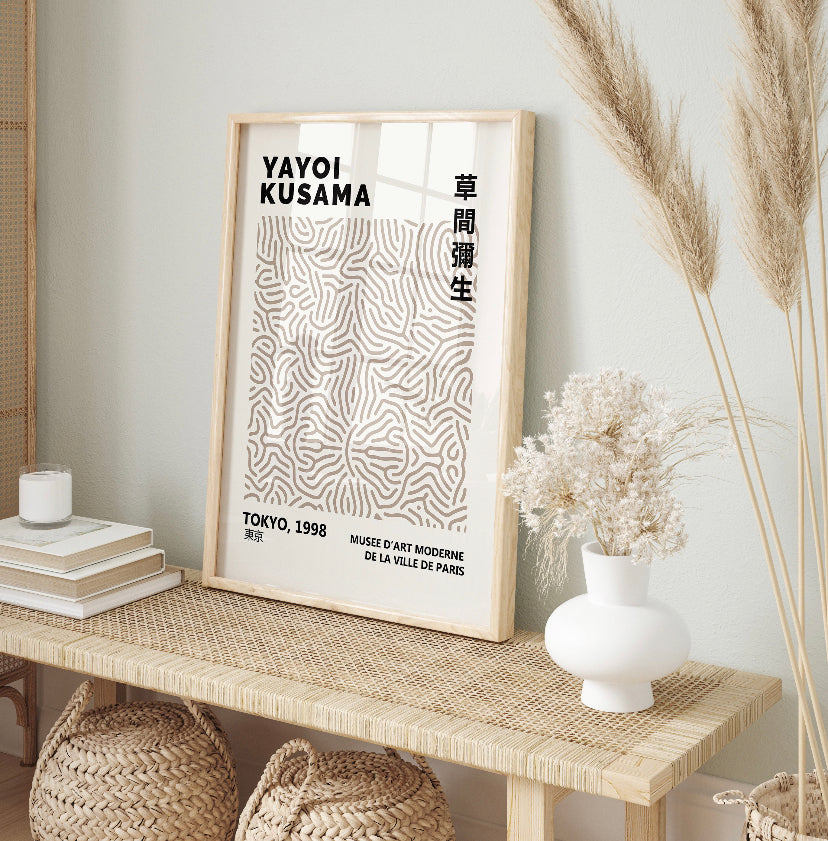 Yayoi Kusama Neutral Print