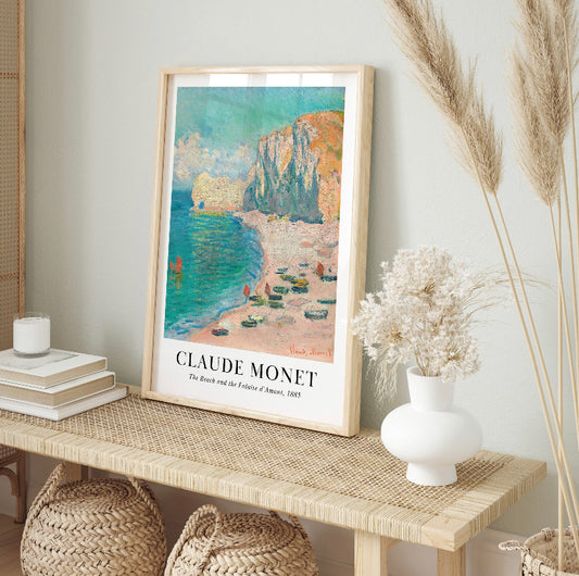 Claude Monet The Beach print