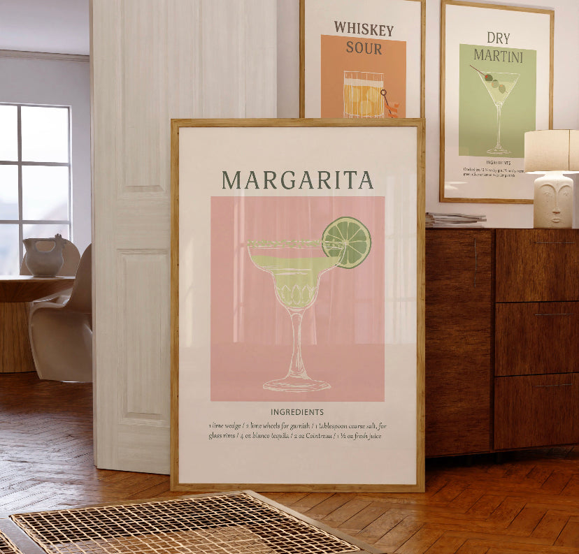 Margarita Cocktail Print