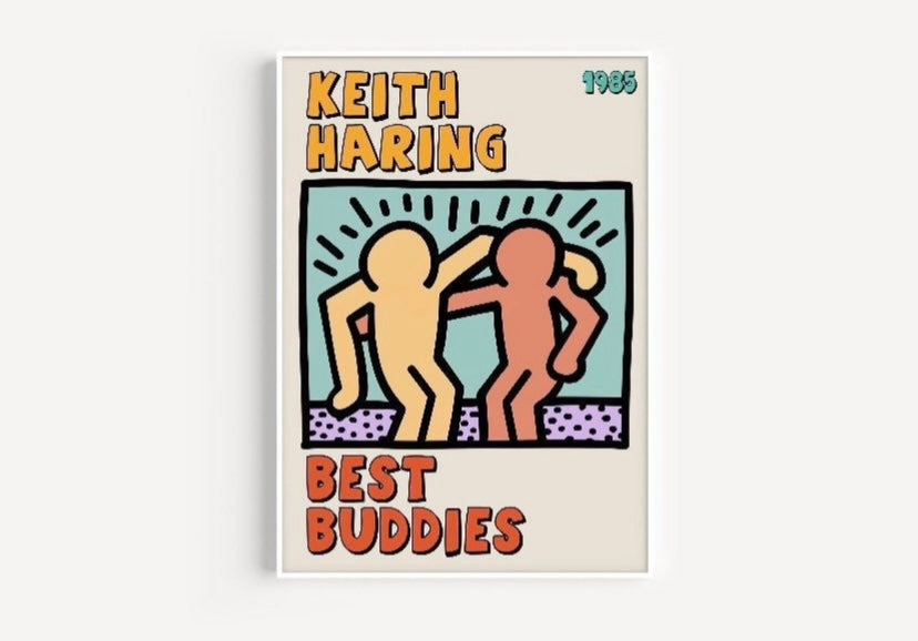 Keith Haring Inspired Best Buddies Print