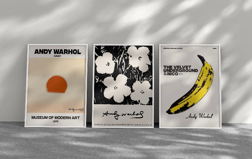 Andy Warhol The Velvet Underground Set of 3 Prints