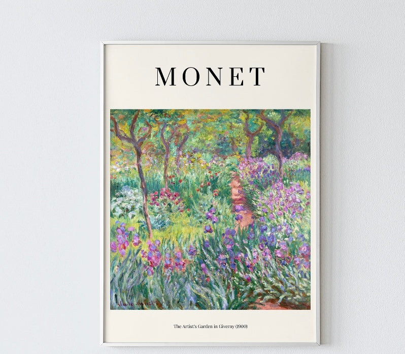 Claude Monet The Artist's Garden In Giverny print