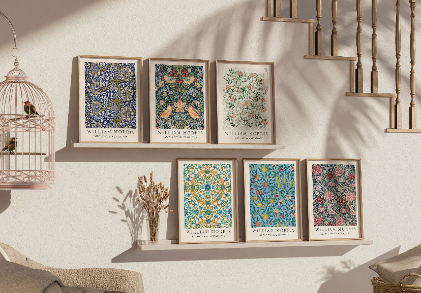 William Morris set of six Gallery Wall Prints