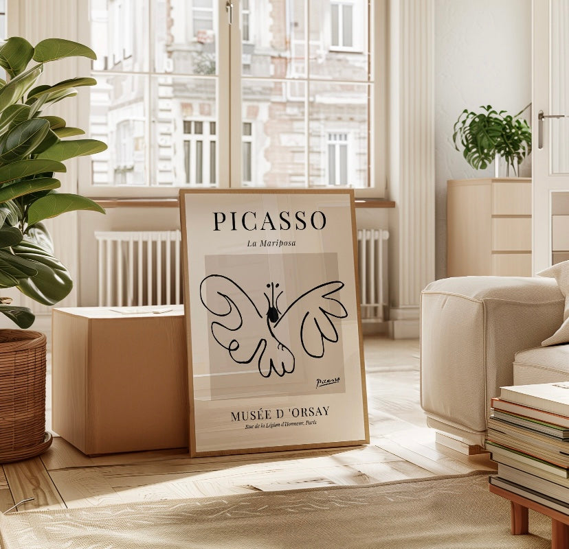 Pablo Picasso The Butterfly Print