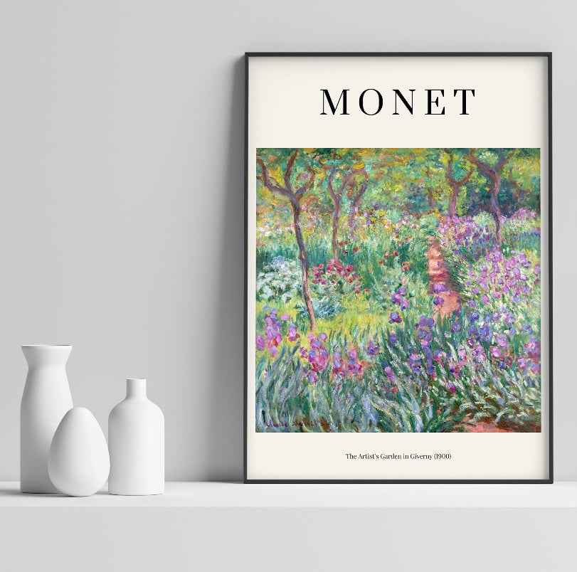 Claude Monet The Artist's Garden In Giverny print