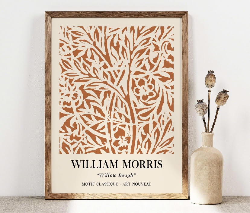 Bauhaus Burnt Orange sunset print set