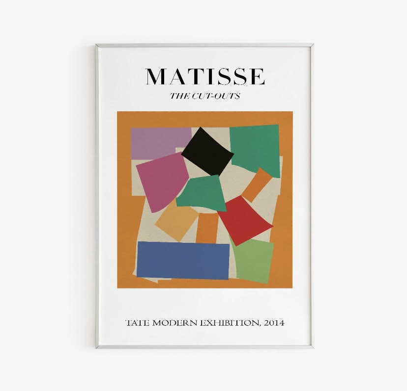 Henri Matisse The Cut Outs Colourful Squares Print