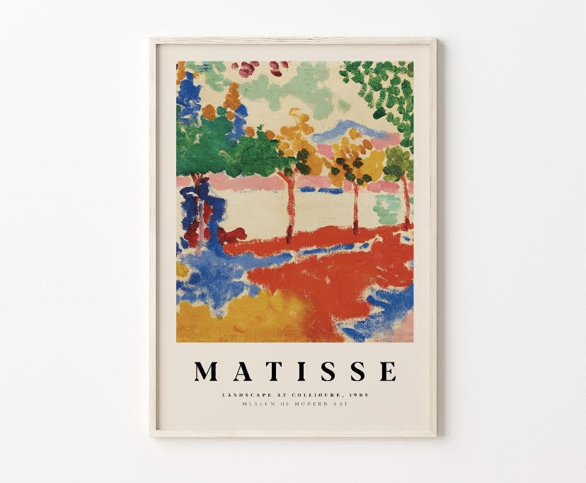 Matisse Landscape Painting Colourful print