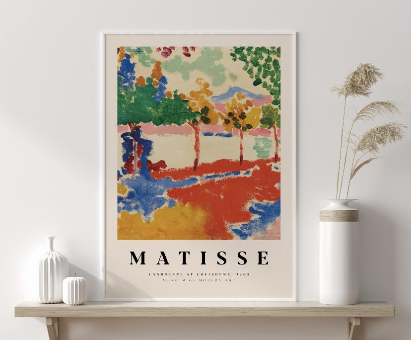 Matisse Landscape Painting Colourful print
