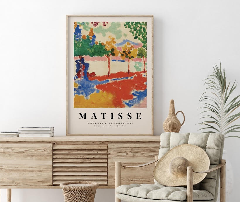 Matisse Landscape Painting Colourful print
