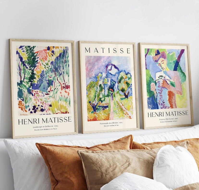 Henri Matisse Colourful Set Of Three Prints