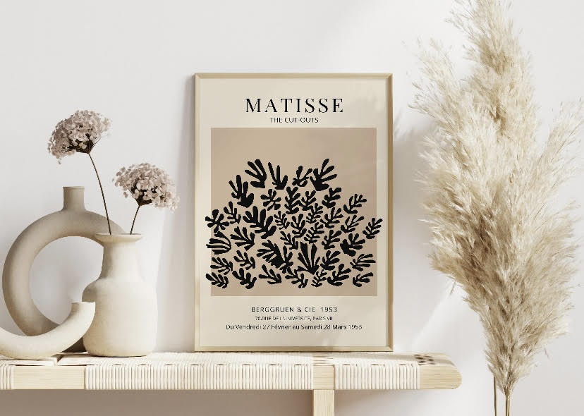 Neutral Picasso Matisse and Bauhaus Gallery Wall Set