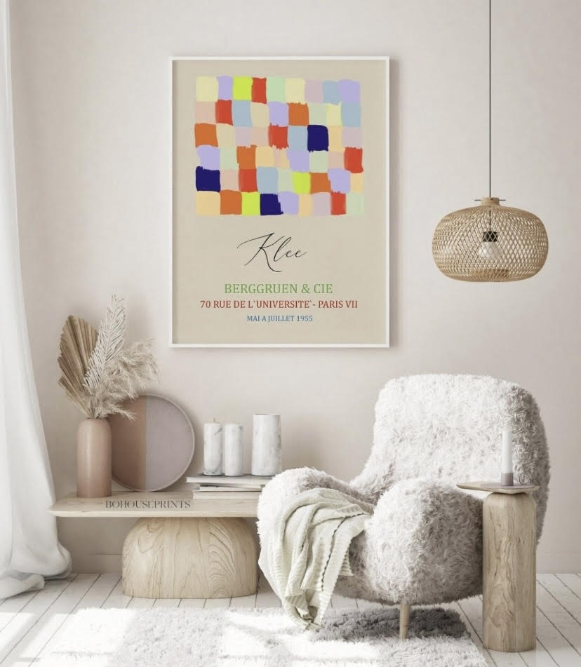 Paul Klee Colourful Abstract Print