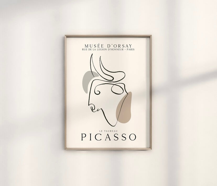 Picasso Set of Two The Kiss Abstract Prints