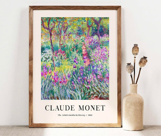 Claude Monet The Artist's Garden print