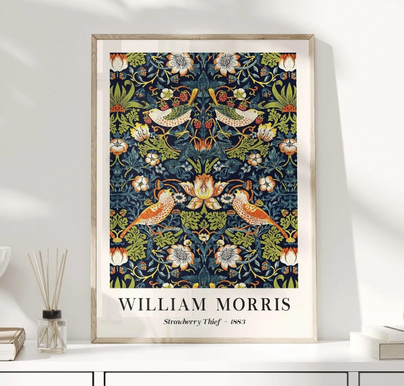 William Morris Strawberry Thief Print Set