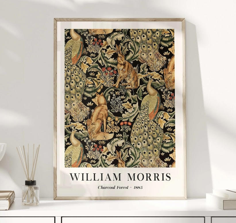 William Morris Strawberry Thief Print Set
