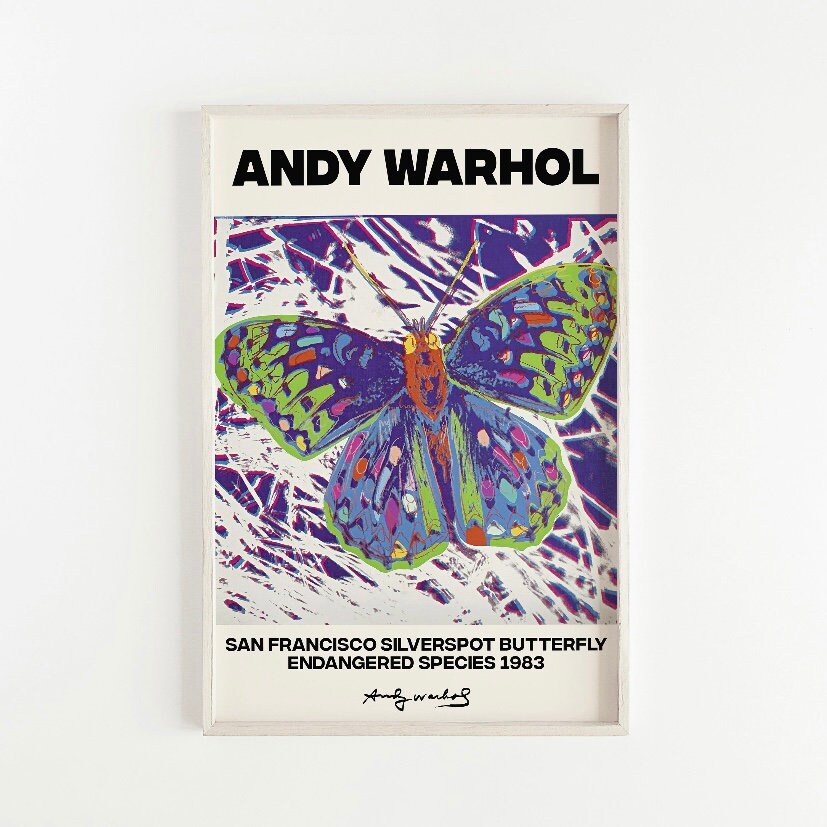 Andy Warhol Set of 3 Prints, Gallery Wall Set, Andy Warhol Sunset Poster, Gallery Wall Prints, Pop Art, Colourful Art
