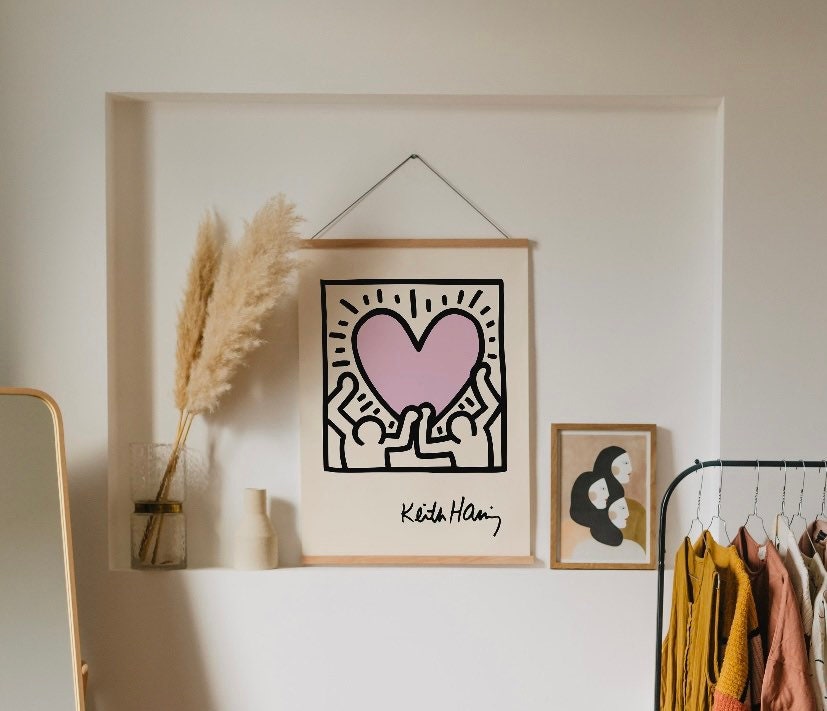Andy Warhol Gallery Wall Set | Andy Warhol Poster | Pink Print | Pastel Art | Colourful Art | Sunset Print