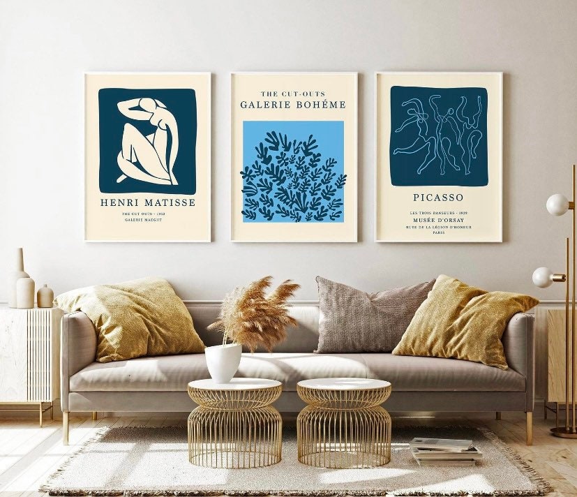 Set of 3 Wall Art Prints For Sale Fizzy Art