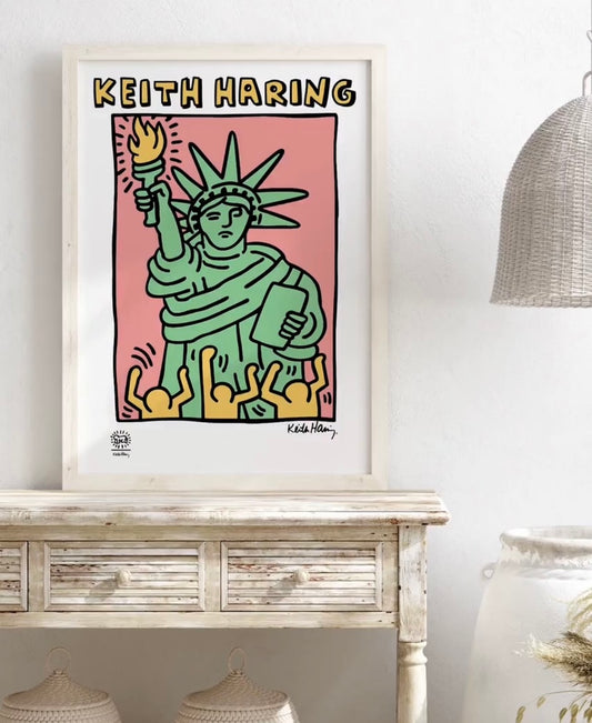 Keith Haring Inspired New York Print