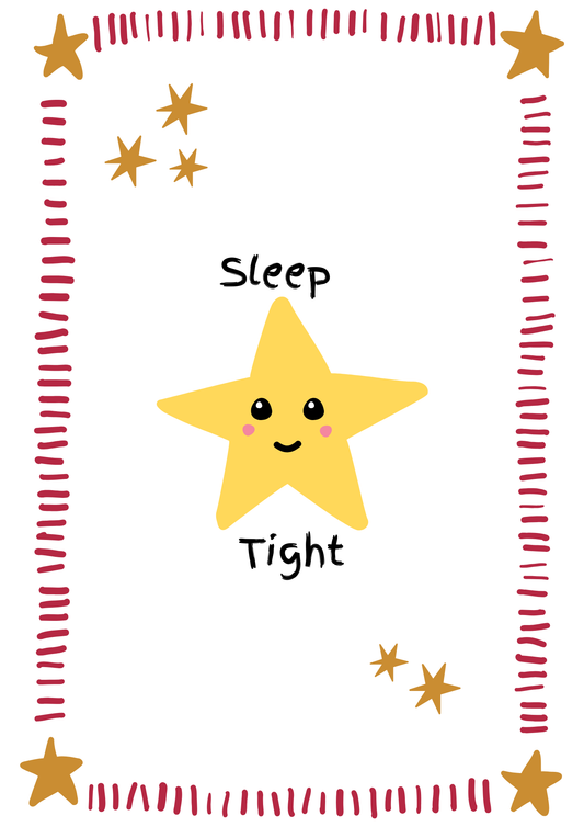 Sleep Tight Children’s Star Print