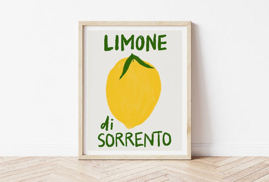 Sorrento Lemon Print