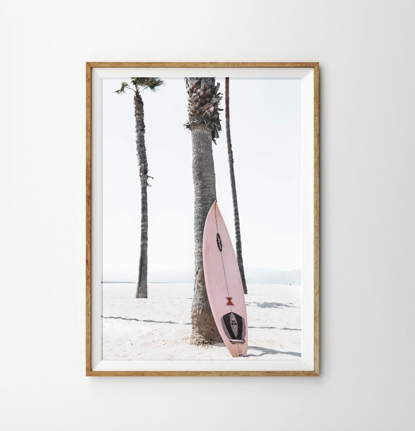 Set of 6 California beach art work