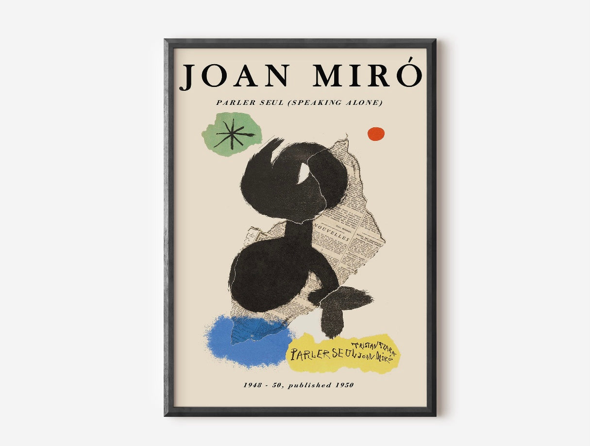 Joan Miro set of six colourful prints