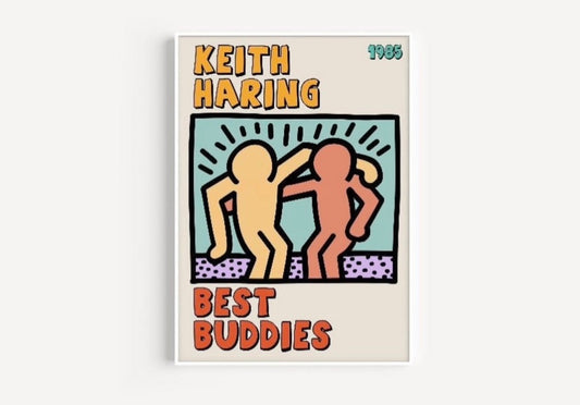 Keith Haring Inspired Best Buddies Print