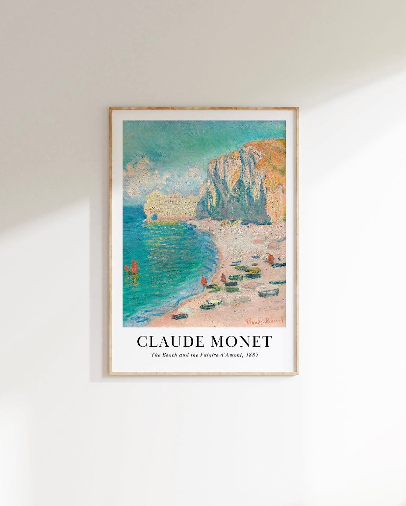 Claude Monet The Beach print