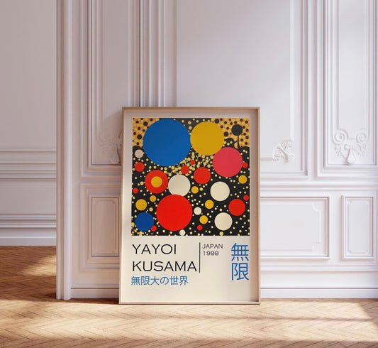 Yayoi Kusama Colourful Dots Print