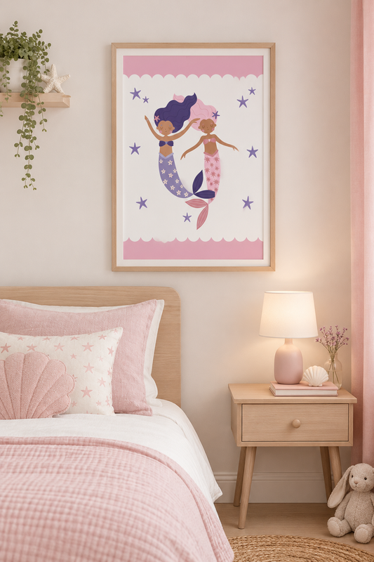 Children’s Mermaid Art Print