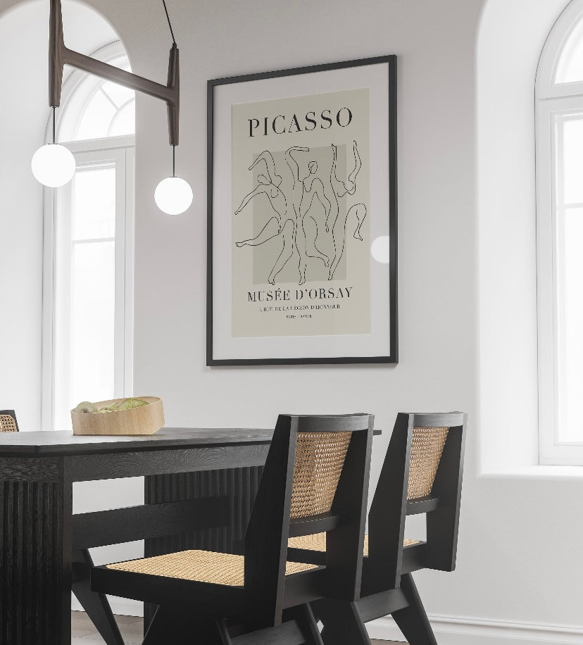 Picasso and Matisse Black and White Duo Print Set