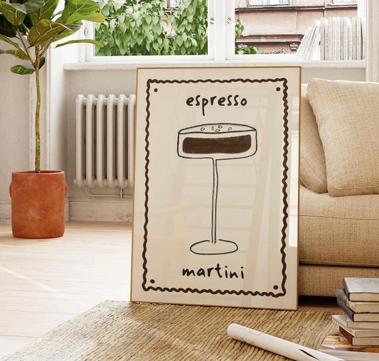 Espresso Martini Cocktail Print