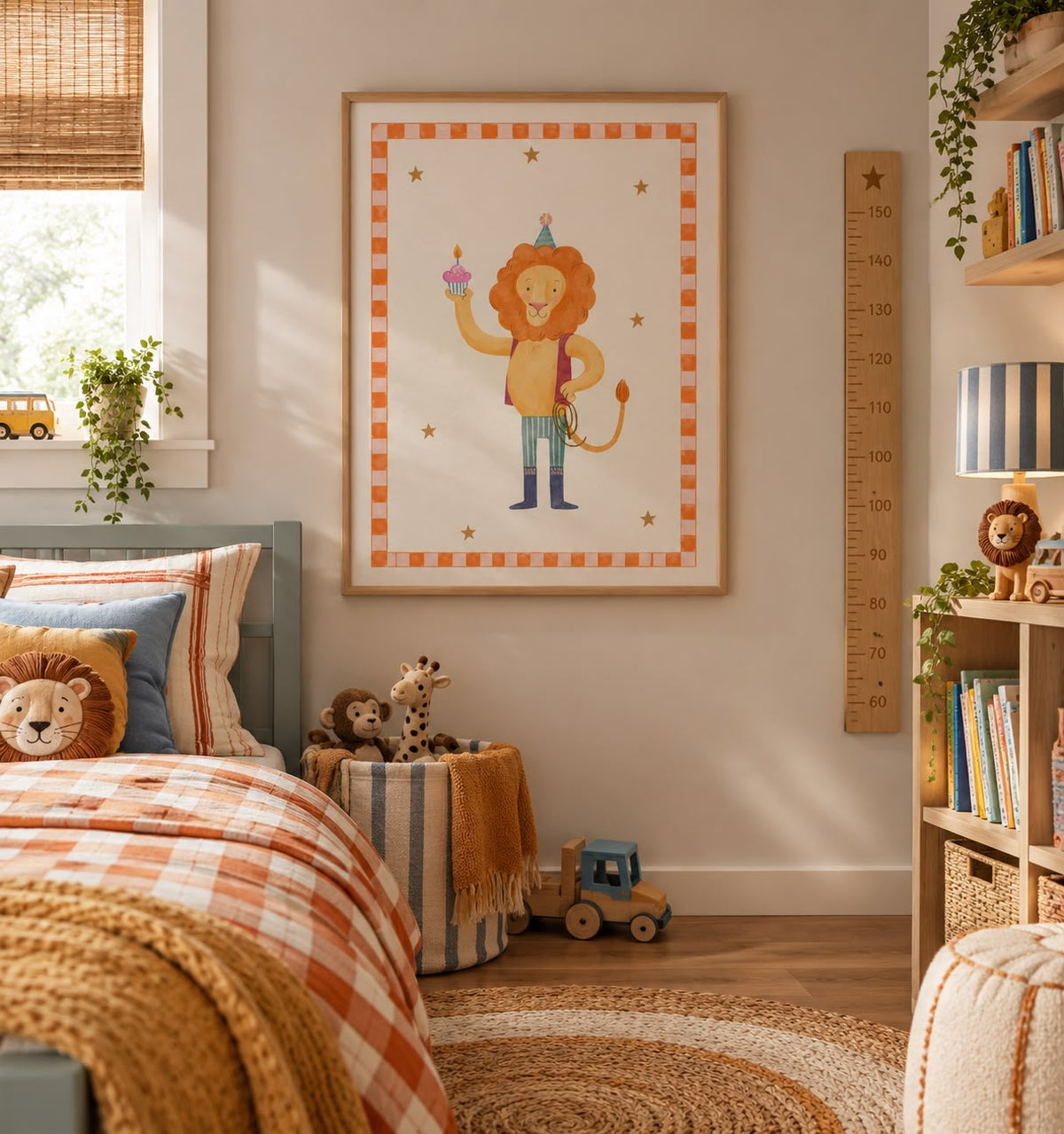Circus Lion Print