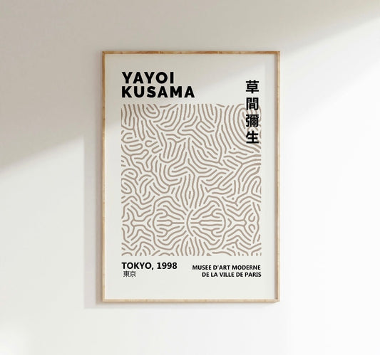 Yayoi Kusama Neutral Print