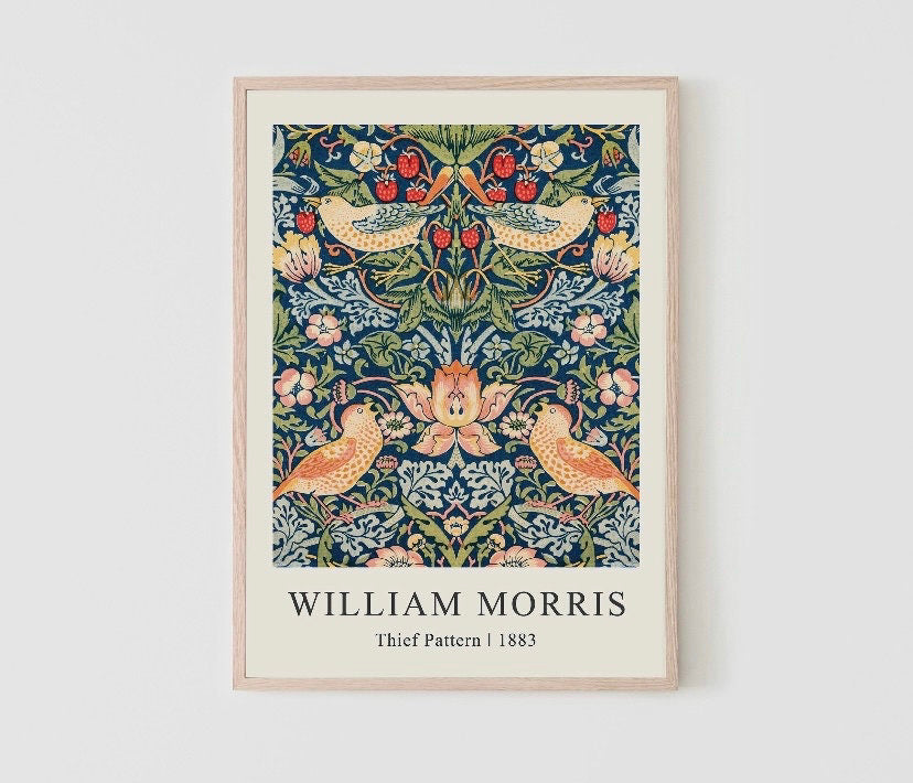 William Morris Strawberry Thief Print