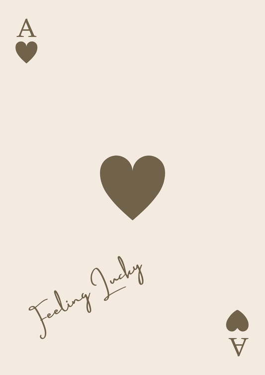 Feeling Lucky Playing card artwork