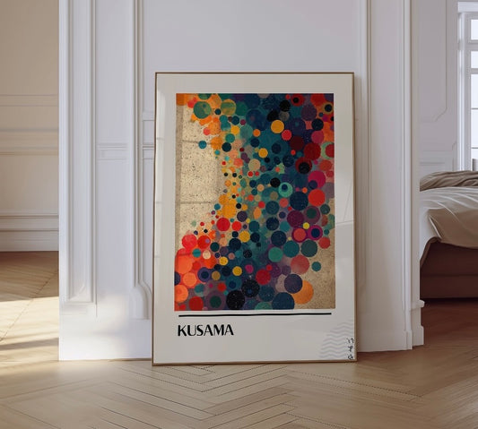 Yayoi Kusama Colourful Dots Print 2
