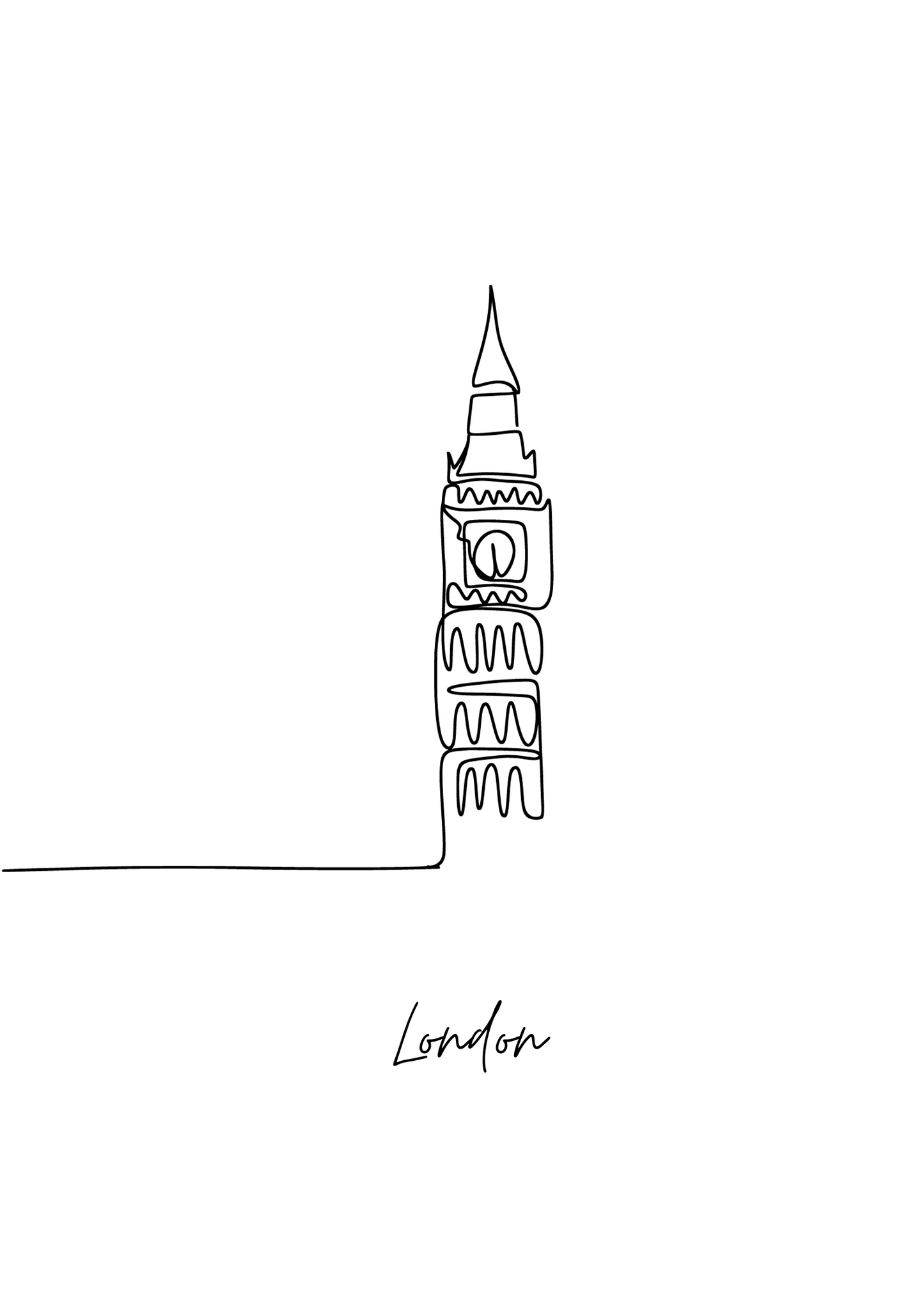 London Line Art Print