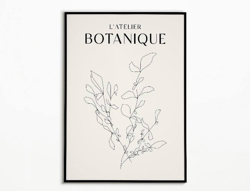 Botanical French Print Set