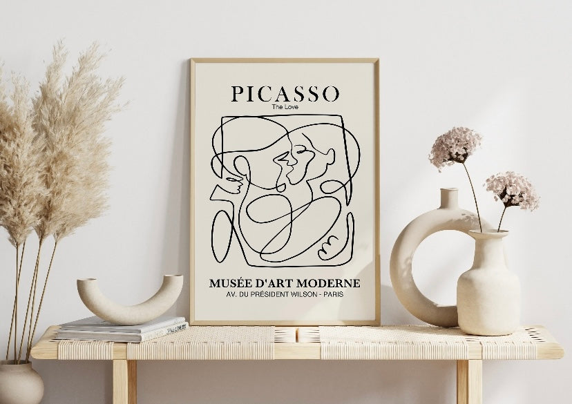 Picasso The Love One Line Print