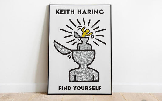 Keith Haring Inspired Find Yourself Print