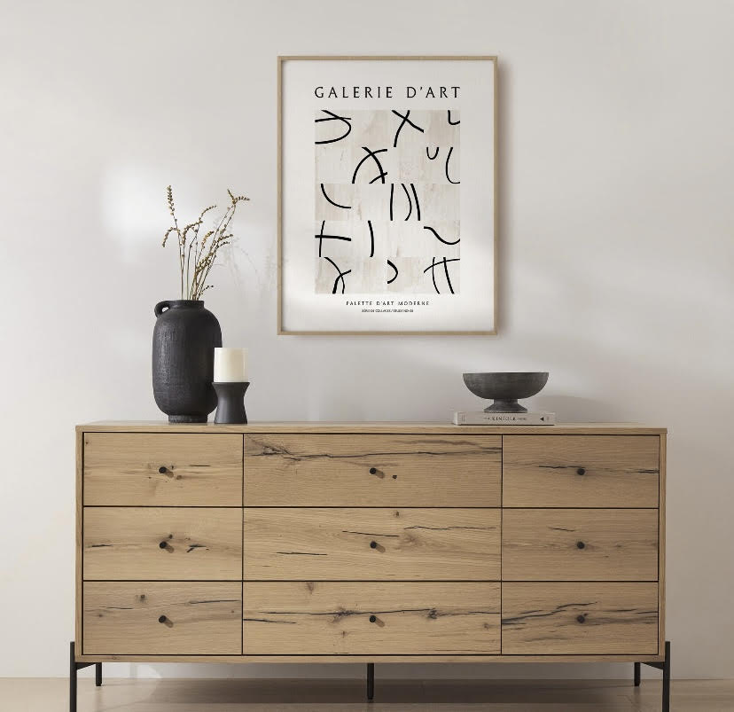 Galerie D’ Art  Neutral Print