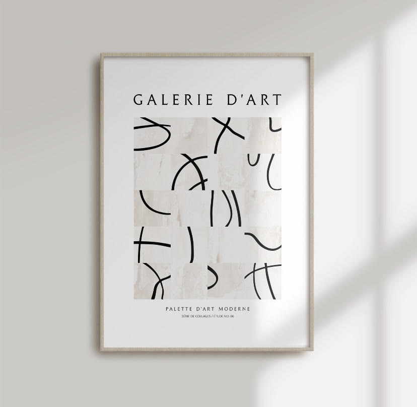 Galerie D’ Art  Neutral Print