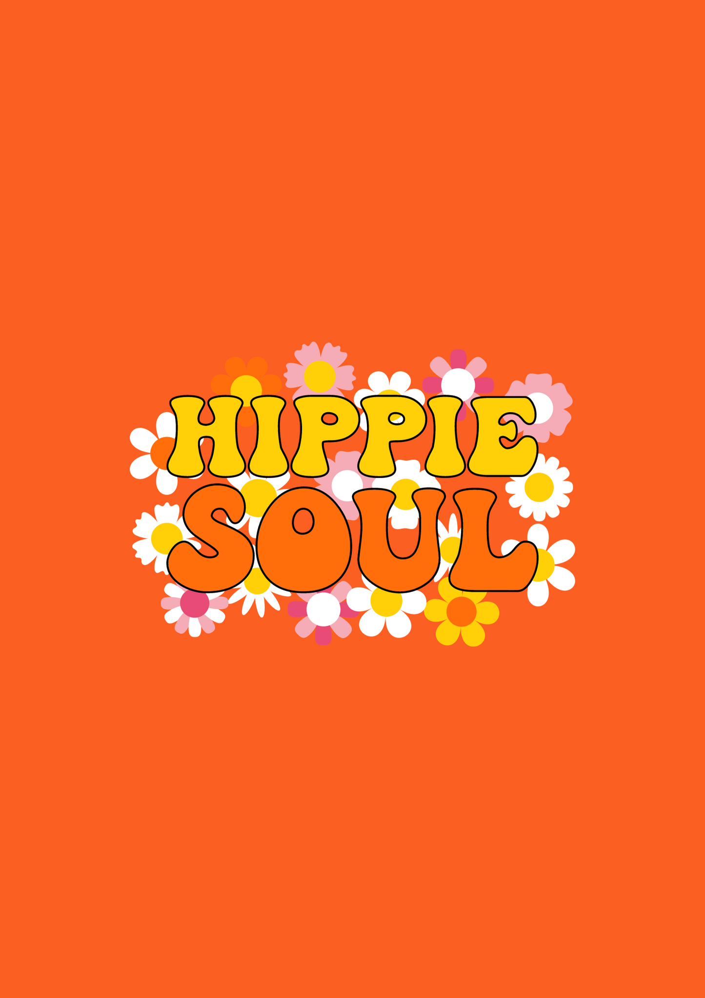 70's Retro Hippie Soul Print