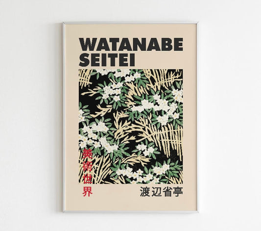 Japanese Flowers Art Print