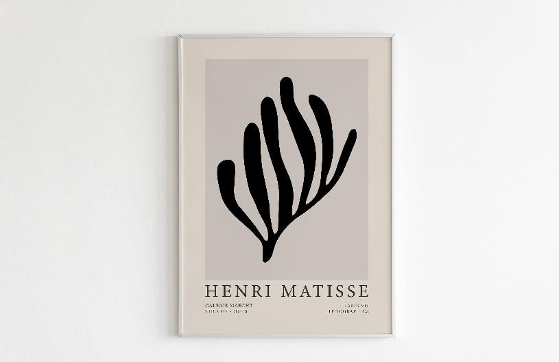 Matisse Black Set Of Three Jazz Prints